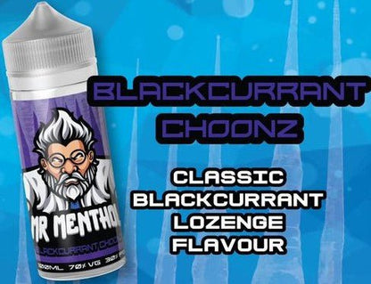 Mr Menthol 70/30 | 100ml + 2 Nics | £10 - Avalanche Vapes Blackcurrant Choonz