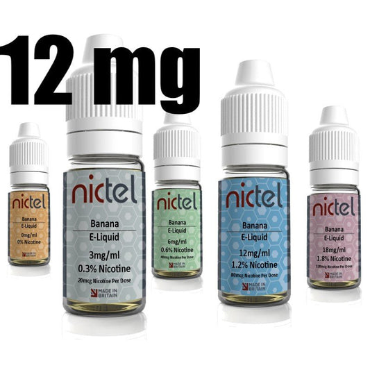 Nictel E - Liquid 12mg | £1.50 - Avalanche Vapes Banana