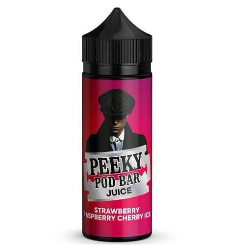 Peeky Blenders POD Bar Juice 50/50 | 100ml + 2 Nics | £7 - Avalanche Vapes Strawberry Raspberry Cherry Ice