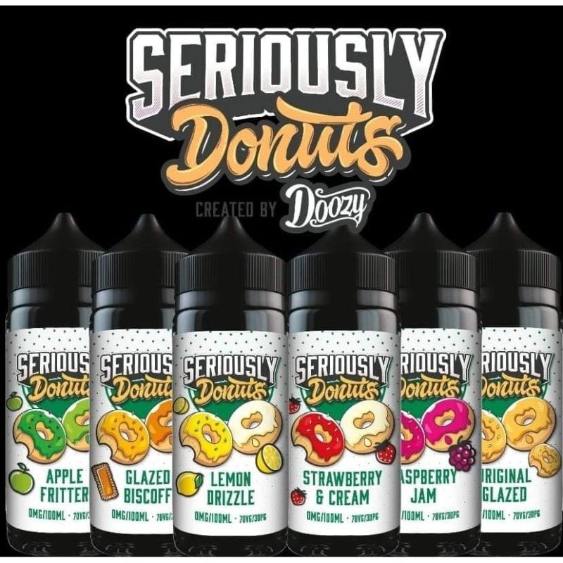 Seriously Donuts 70/30 | 100ml + 2 Nics | £7 - Avalanche Vapes Glazed Biscoffi