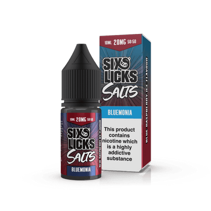 Six Licks Nic Salt | £2.25 - Avalanche Vapes 20mgBluemonia