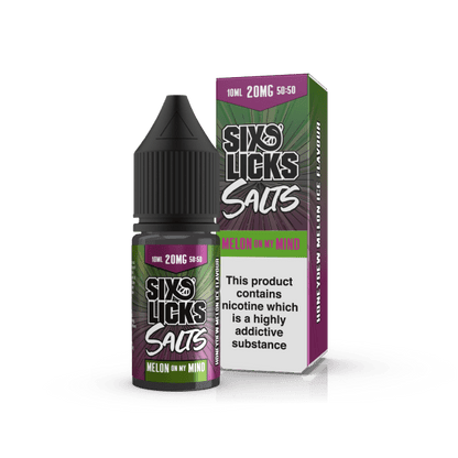Six Licks Nic Salt | £2.25 - Avalanche Vapes 20mgMelon on My Mind