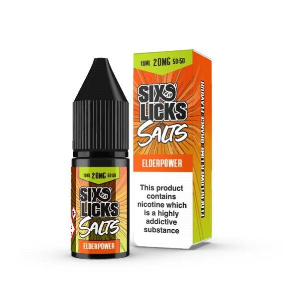 Six Licks Nic Salt | £2.25 - Avalanche Vapes 20mgElderpower