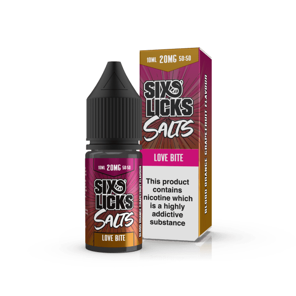 Six Licks Nic Salt | £2.25 - Avalanche Vapes 20mgCherry on Top