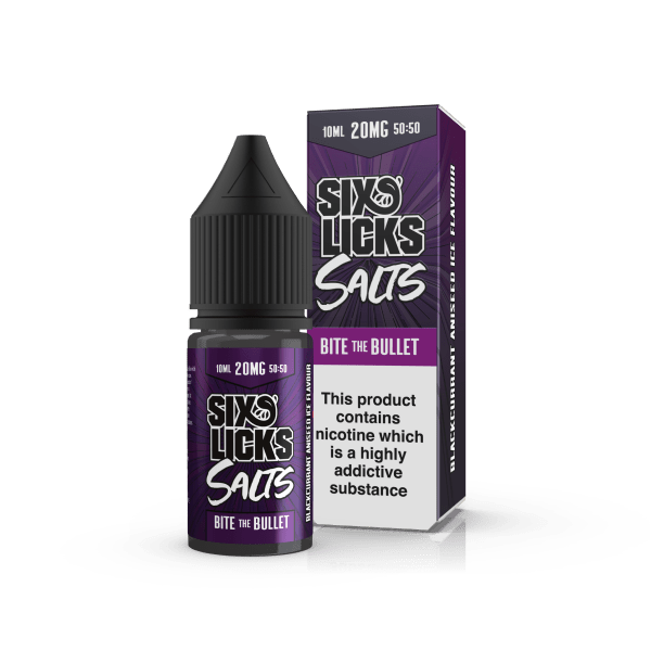 Six Licks Nic Salt | £2.25 - Avalanche Vapes 20mgBite the Bullet