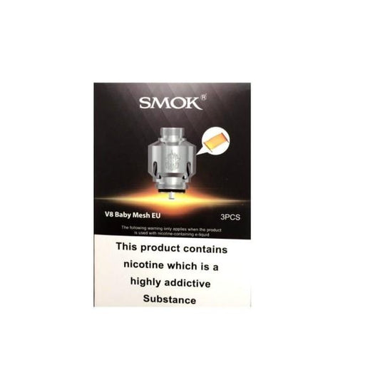 Smok V8 Baby Mesh EU Coils 0.15Ω | £10 - Avalanche Vapes 0.15