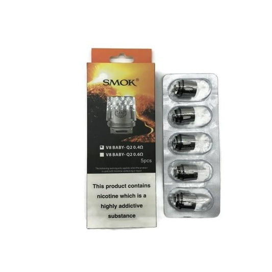 Smok V8 Baby - Q2 Coils 0.4Ω/0.6Ω | £10 - Avalanche Vapes 0.6