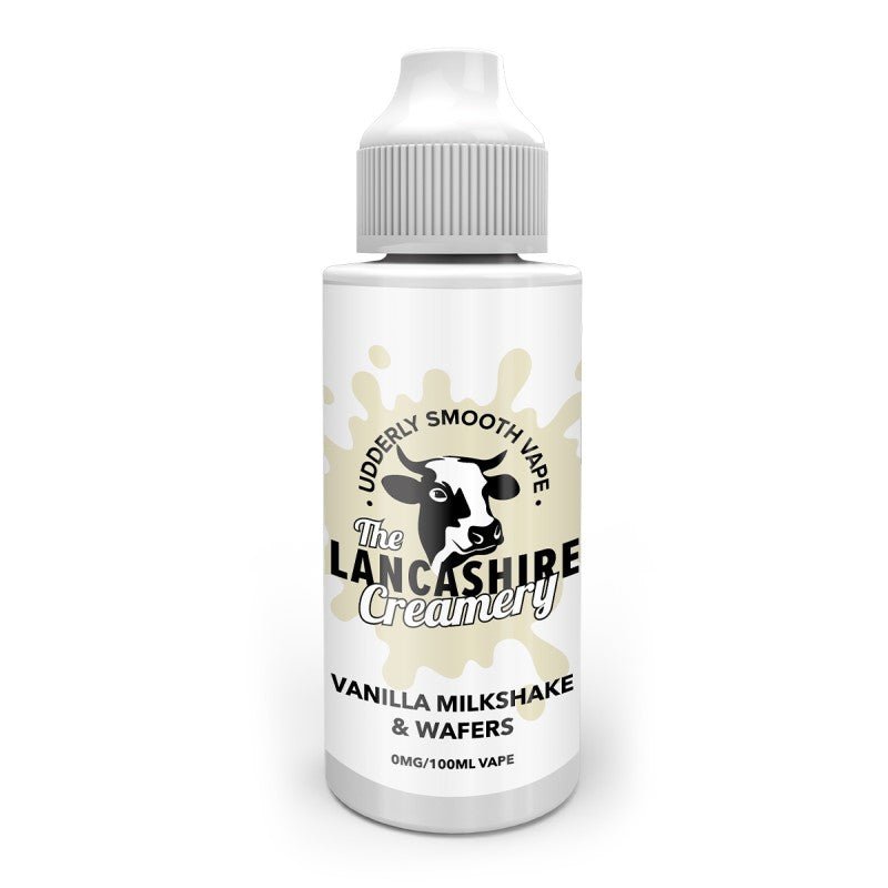 The Lancashire Creamery 70/30 | 100ml + 2 Nics | £10 - Avalanche Vapes Vanilla Milkshake & Wafers