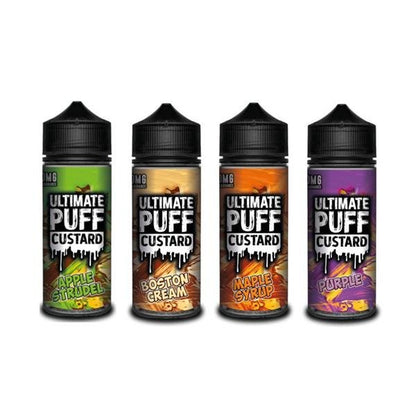 Ultimate Puff Custard 70/30 | 100ml + 2 Nics | £10 - Avalanche Vapes Boston Cream