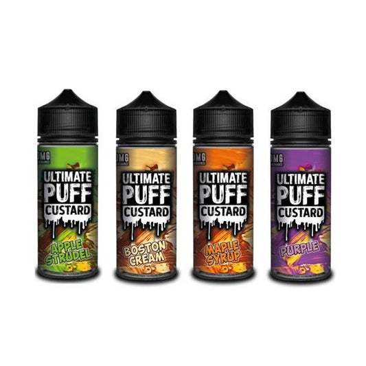 Ultimate Puff Custard 70/30 | 100ml + 2 Nics | £10 - Avalanche Vapes Boston Cream