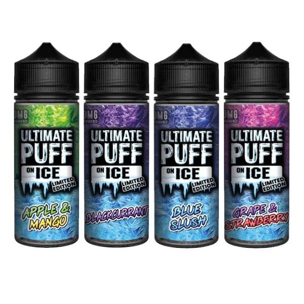 Ultimate Puff On Ice 70/30 | 100ml + 2 Nics | £10 - Avalanche Vapes Apple & Mango