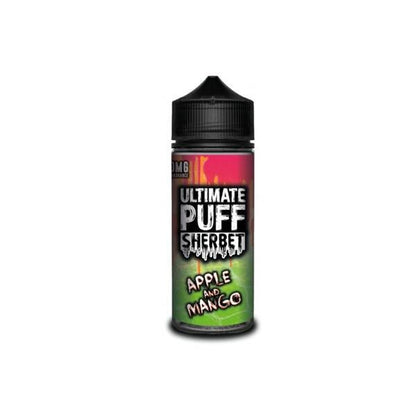 Ultimate Puff Sherbet 70/30 | 100ml + 2 Nics | £10 - Avalanche Vapes Apple & Mango