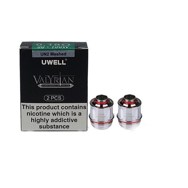 Uwell Valyrian 2 Mesh Coils | £8 - Avalanche Vapes 0.18Ohm