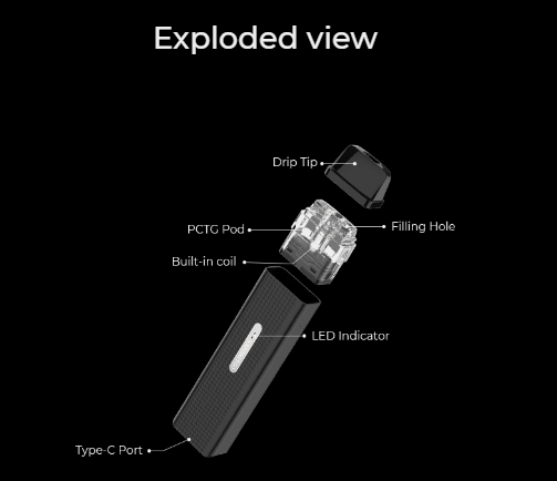 Vaporesso XROS Mini Kit | £14 - Avalanche Vapes Black