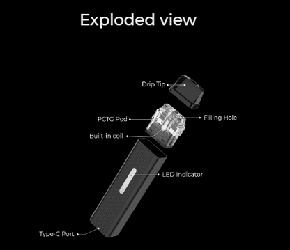Vaporesso XROS Mini Kit | £14 - Avalanche Vapes Black